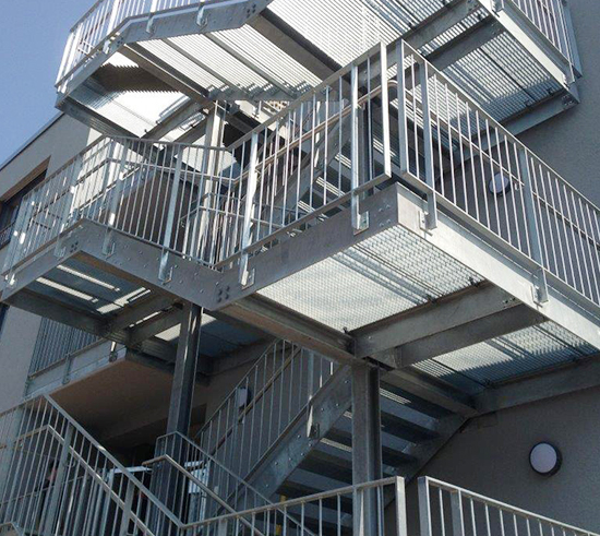 Stahltreppe / Treppenturm