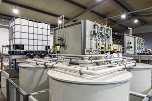 Komplexe Dosieranlage