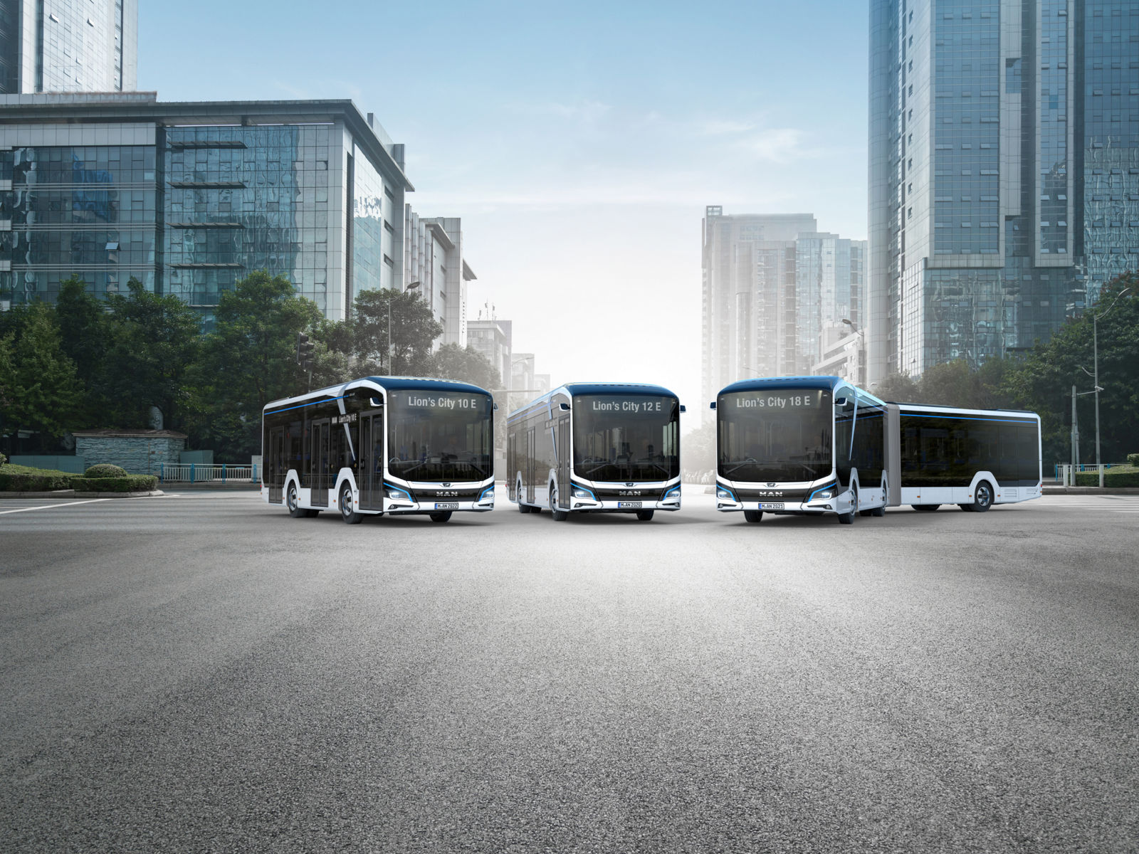 Elektro-Stadtbusse MAN Lion's City E