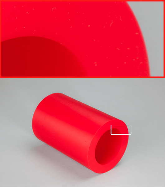 High-pressure seal made of C-HPU