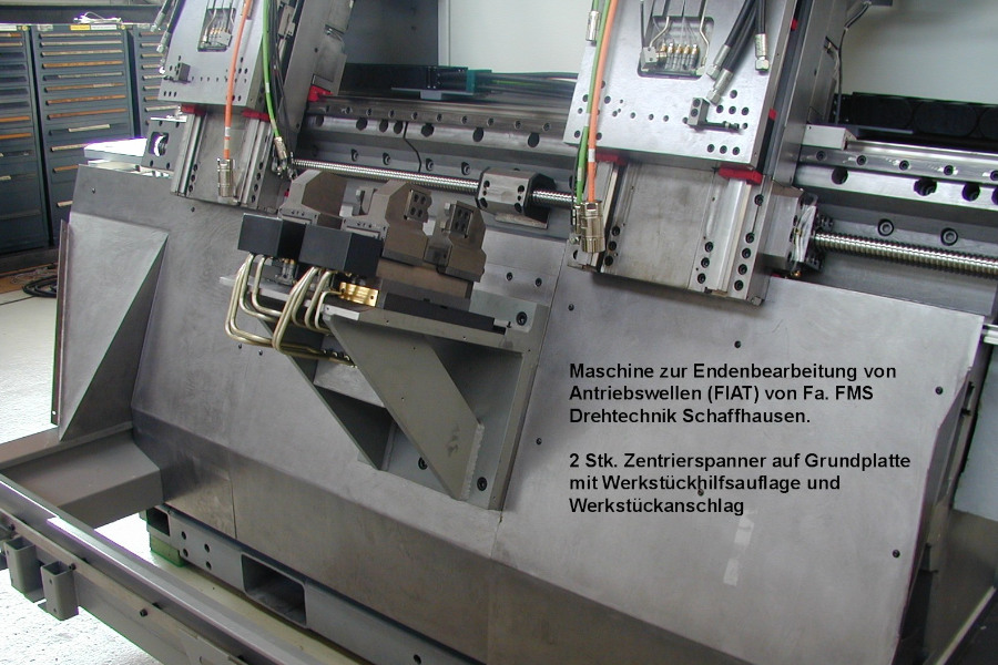 Kundenspezifische Spannvorrichtung (FMS Fiat)