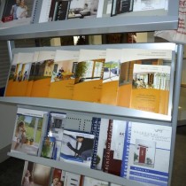 Interior doors made of solid wood and glass