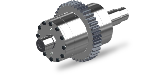 Schwenkmotor Baureihe HSB mit Federdruckbremse
