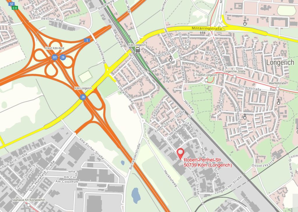 Anfahrtskarte Köln