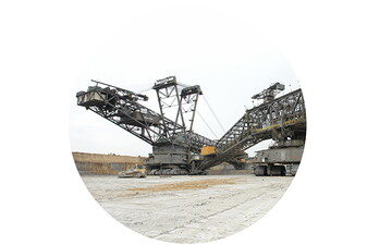Anlagenwartung im Tagebau