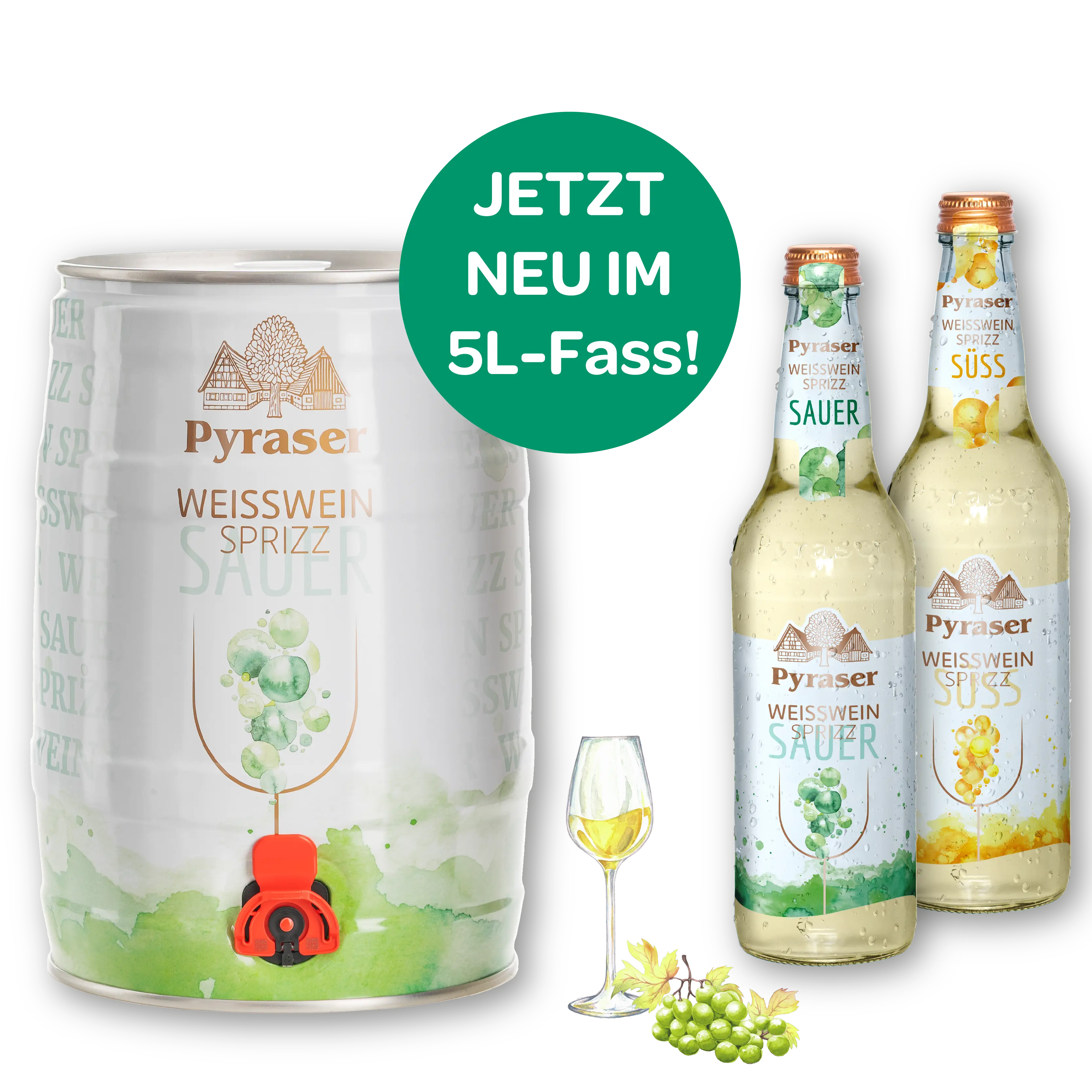Weinschorle Weißwein Sprizz