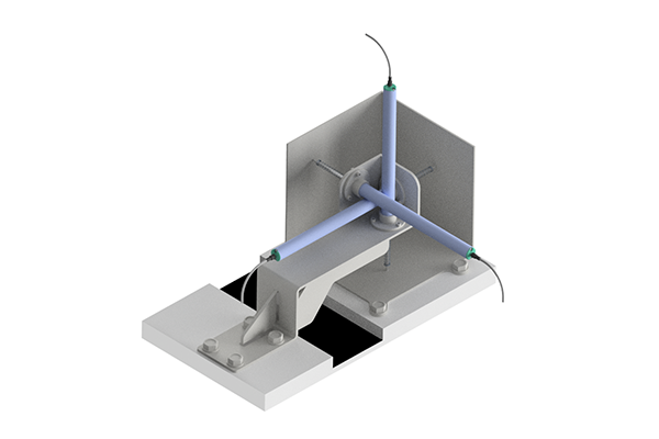 Fissurometer F-3D100 (3D-Zeichnung)