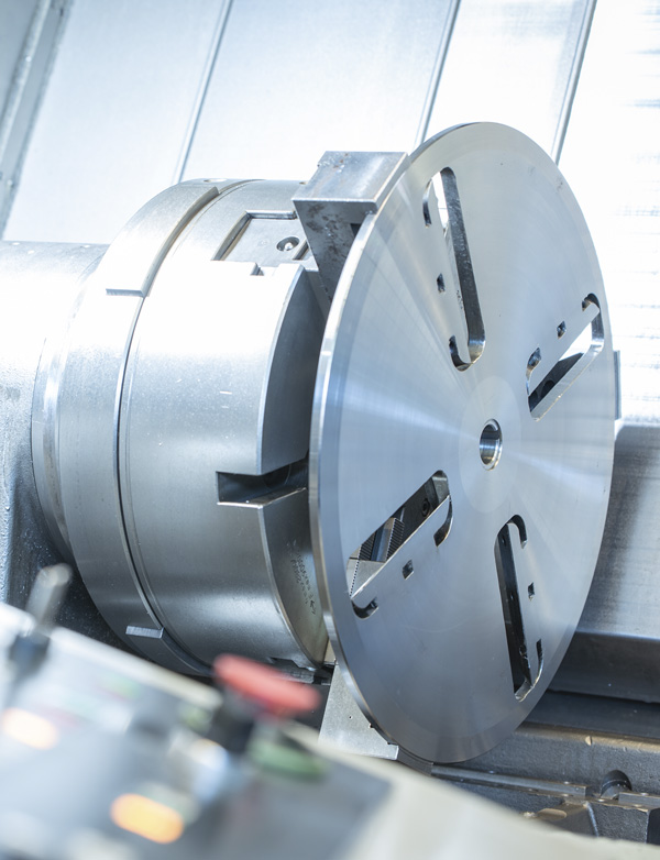CNC-Drehmaschine im Maschinenpark Lambach