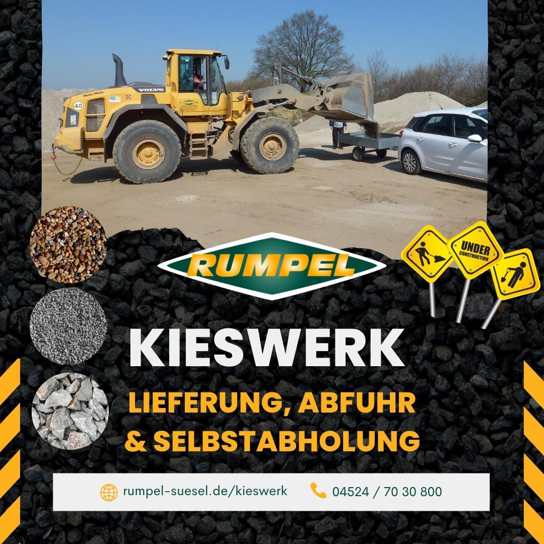 Kieswerk: Lieferung, Abfuhr, Abholung