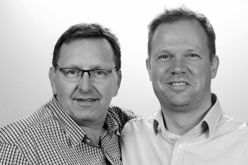 Gründer Lothar Merkel und Stephan Denker