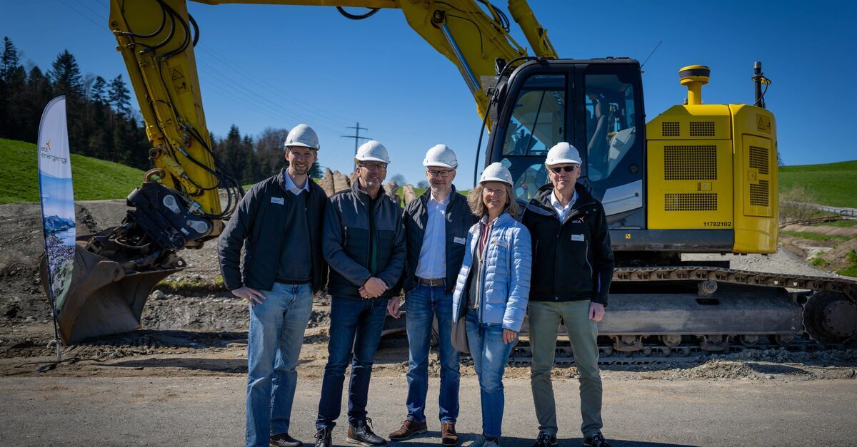 Spatenstich EBL Fernwärme Rigi AG, 17.03.2026