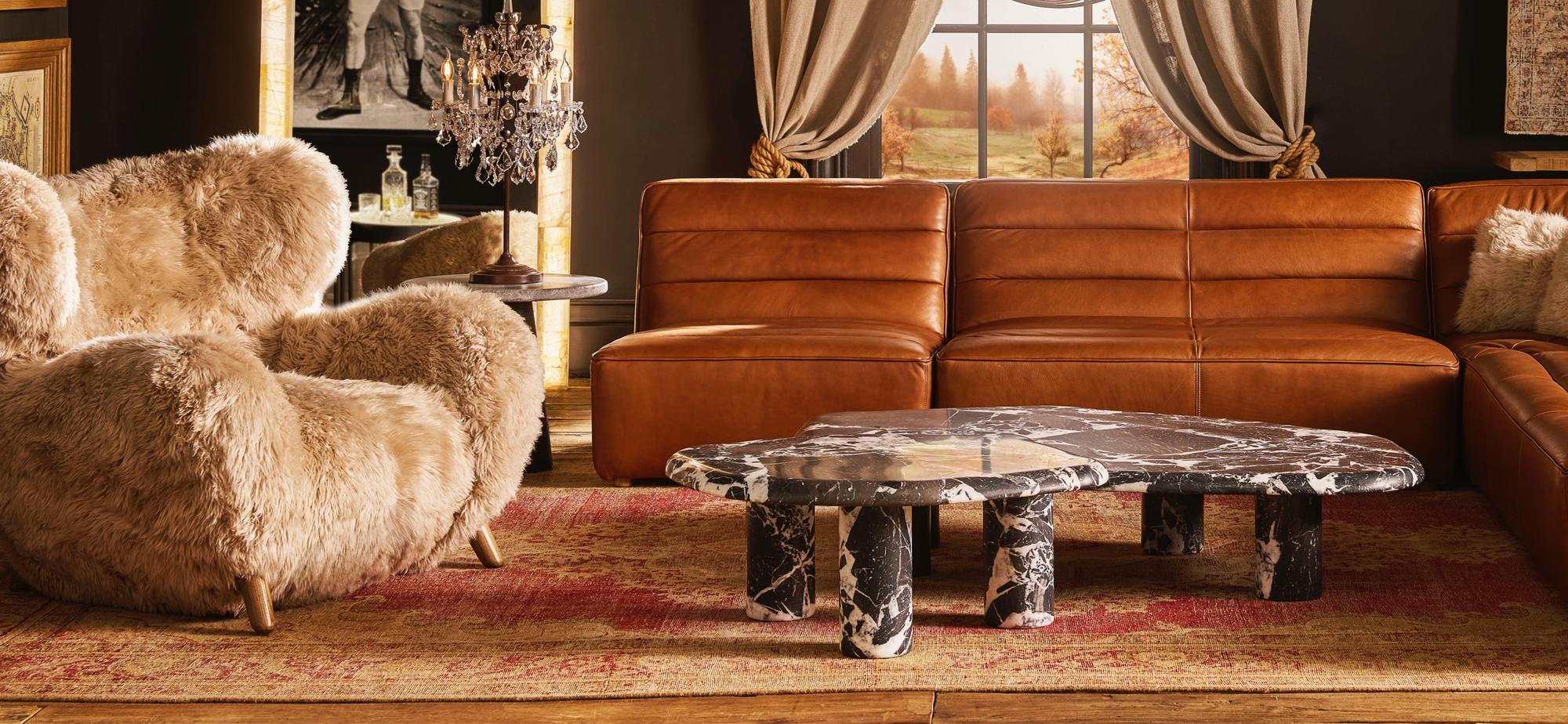 Arno Coffee Table aus Naturstein