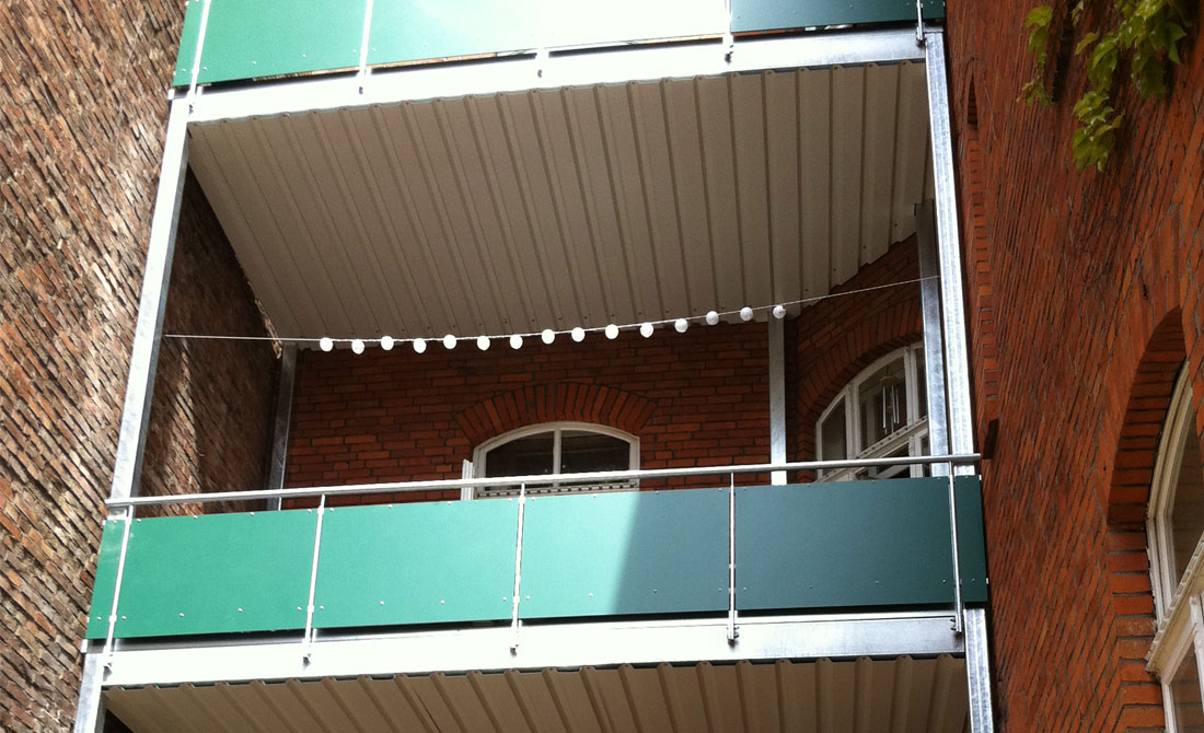 Stahlkonstruktion Wohnungsbau