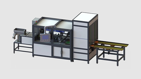 Prüfanlage mit Blisterspeicher (Ventilkolben)