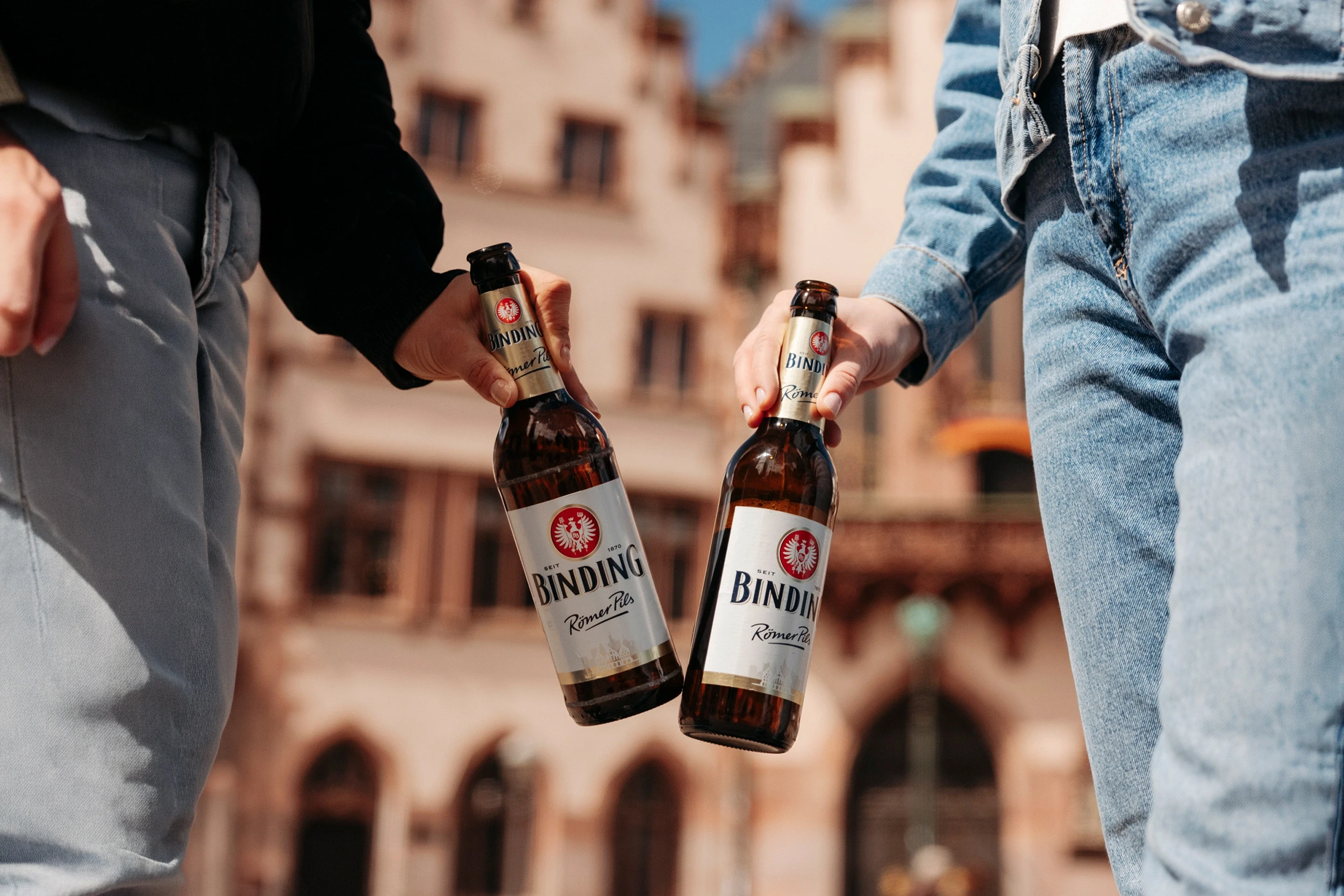 Kampagnenmotiv Binding Römer Pils