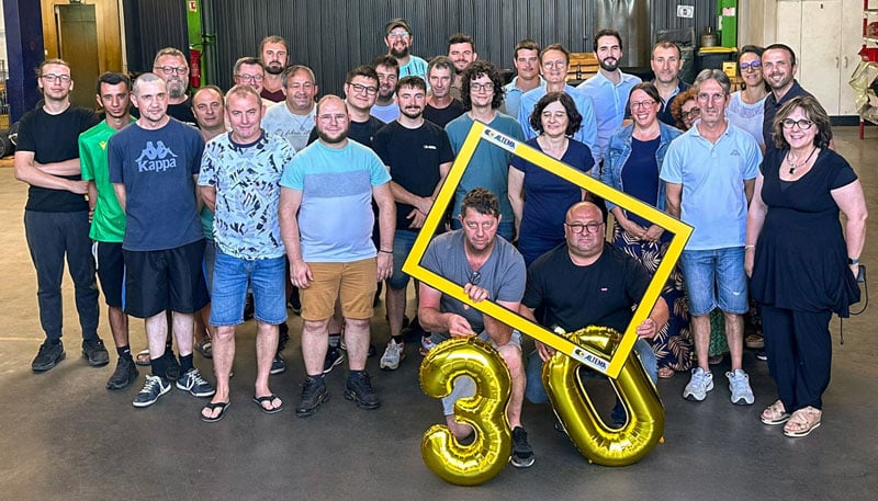Das ALTEMA-Team zum 30-jährigen Firmenjubiläum