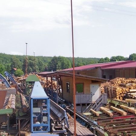 Neues Sägewerk nach Wiederaufbau