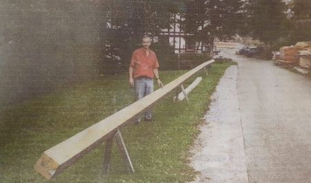 26 m langer Balken (Weltrekord 2007)