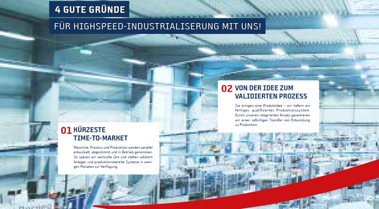 Industrialisierung von Montageprozessen
