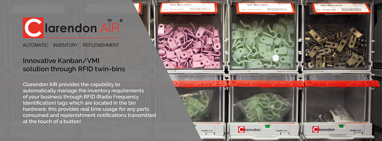 Clarendon AIR Kanban Twin-Bin System