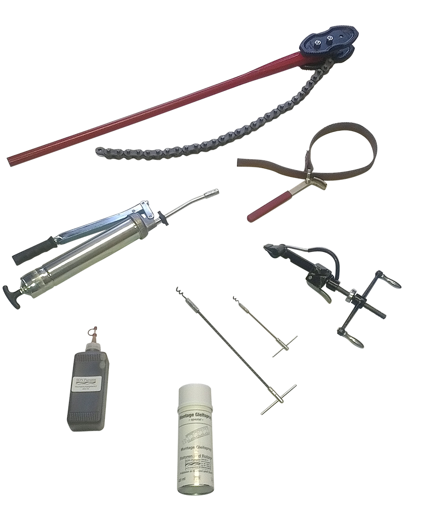 Montagehilfsmittel für Rotor und Stator