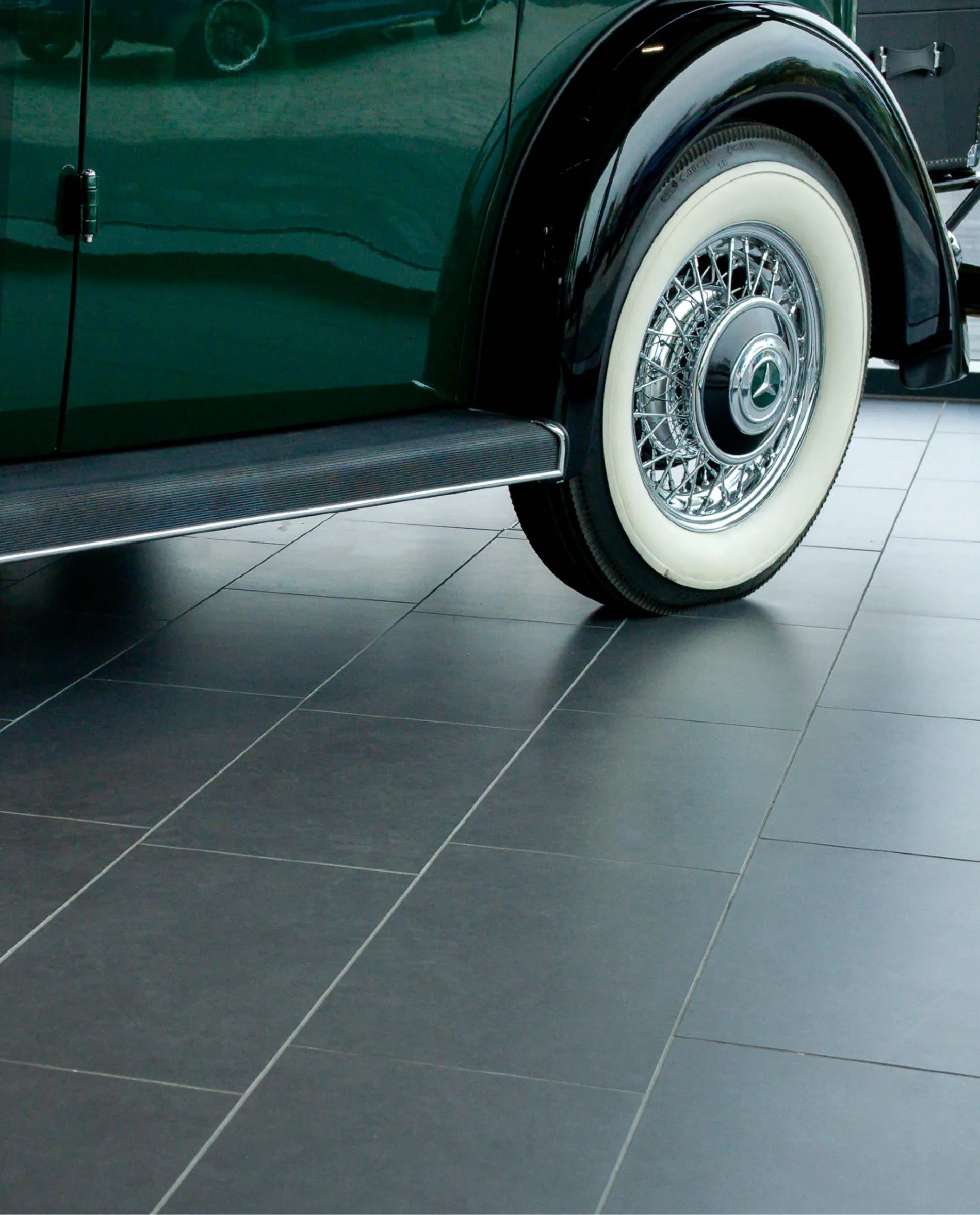 Industriefliesen im Projekt Mercedes-Benz, Wittenberg