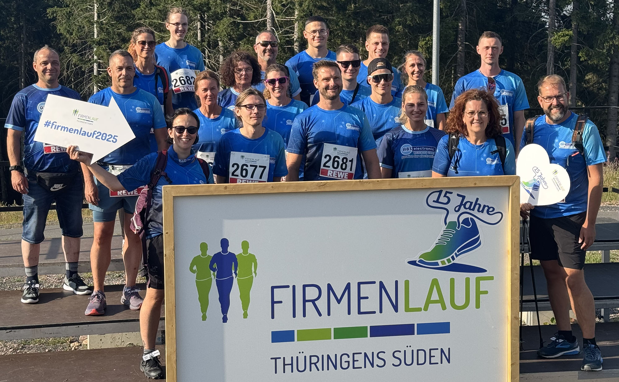 ABS-Team beim Firmenlauf Thüringens Süden 2025