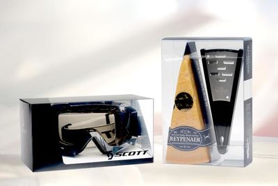 Transparent folding box (Klarfaltbox)