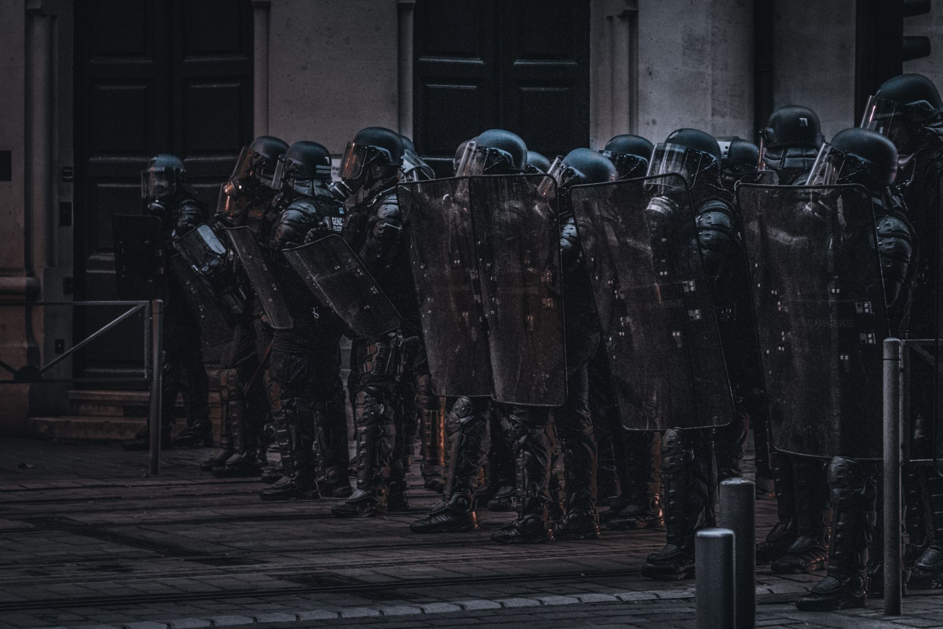 Polizeischutzschild