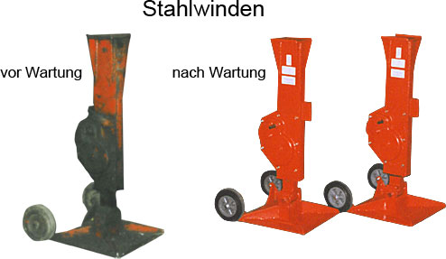 Reparatur von Anschlagmitteln und Hebezeugen