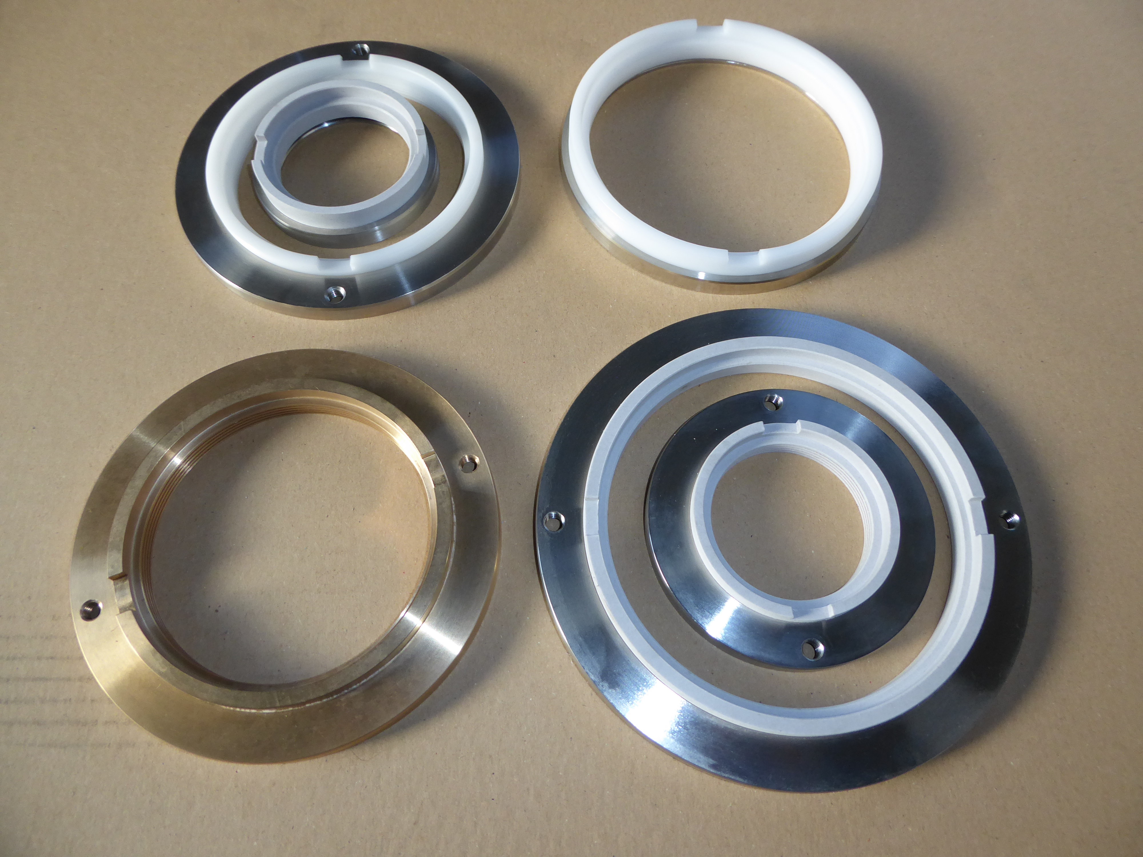 Aluminium-Ringe und -Zuschnitte
