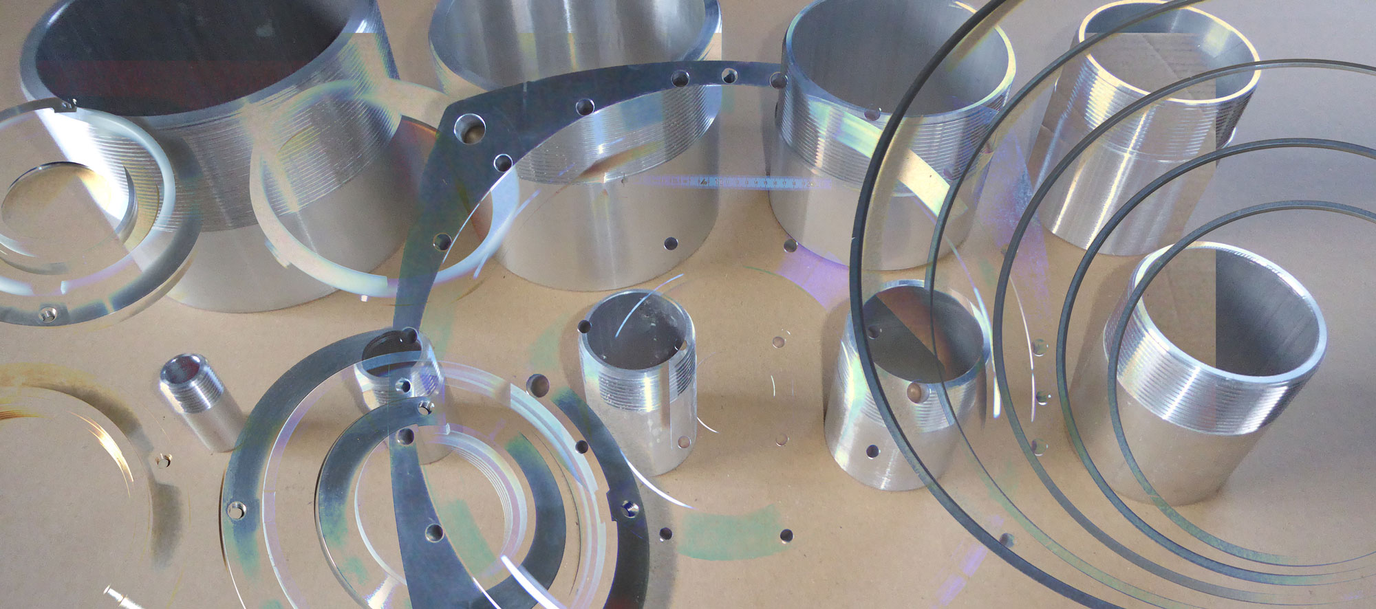 DIN-/ANSI-Flansche aus Aluminium