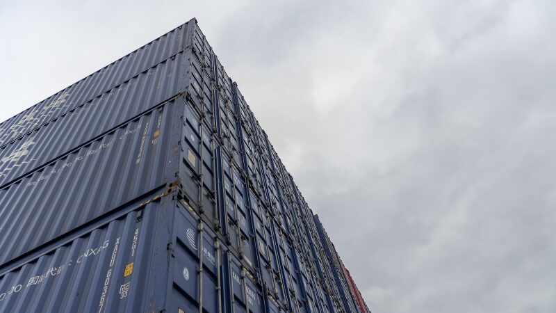 Containerbeladung in der Lagerlogistik