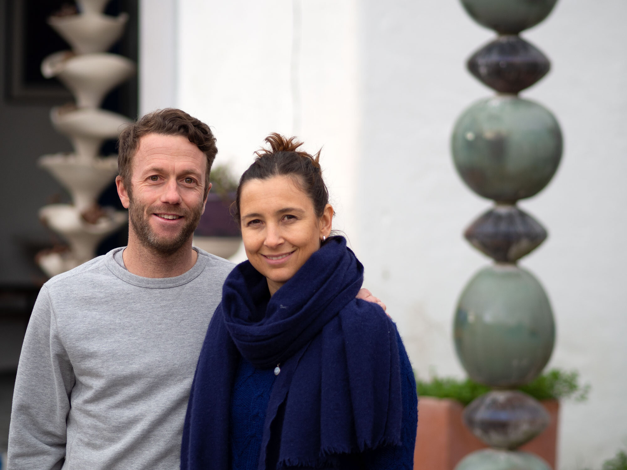 Madeleine und Chrigu, Inhaber*innen des Atelierhauses