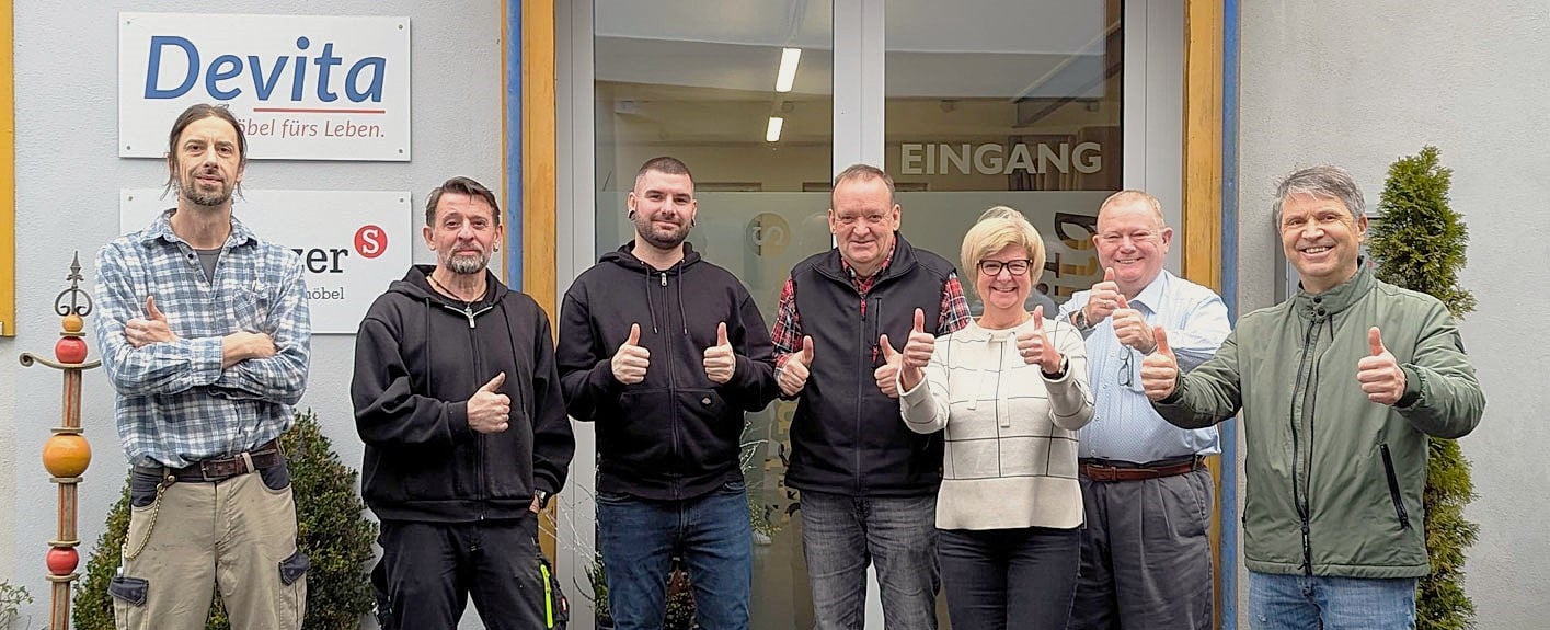 Das Devita-Team in Oberthal
