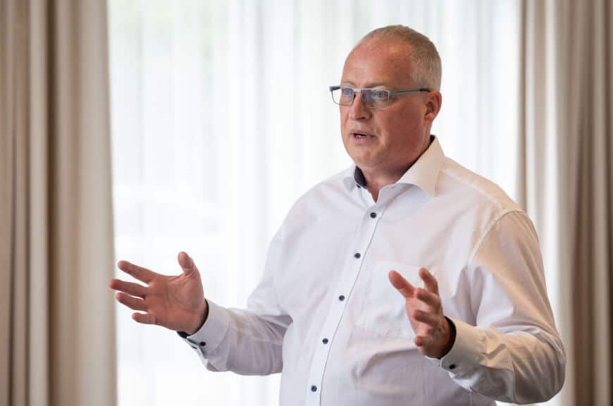 Jochen Kleh im Vortrag