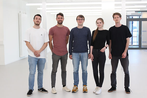 Team conformally (v. l. Torge Hartig, Joschka Paulsen, Tim Pogoda, Julia Piehl)