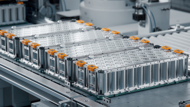 Montage und Test zylindrischer Batterien