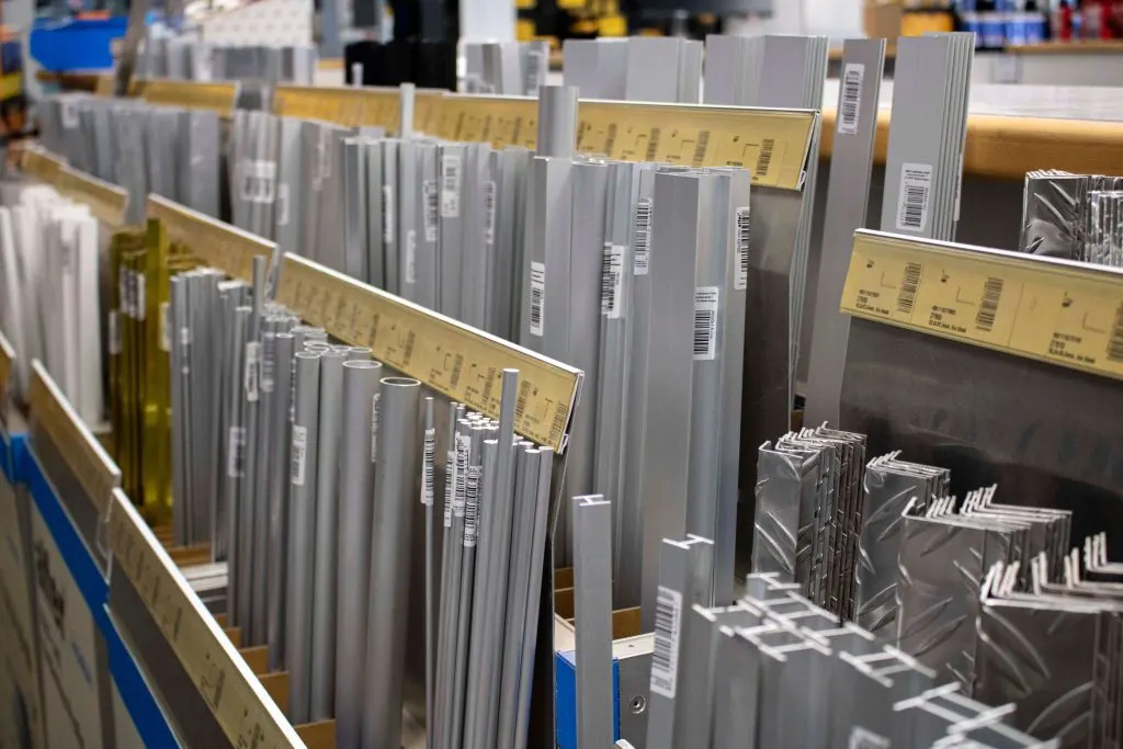 Aluminium aus dem Lager
