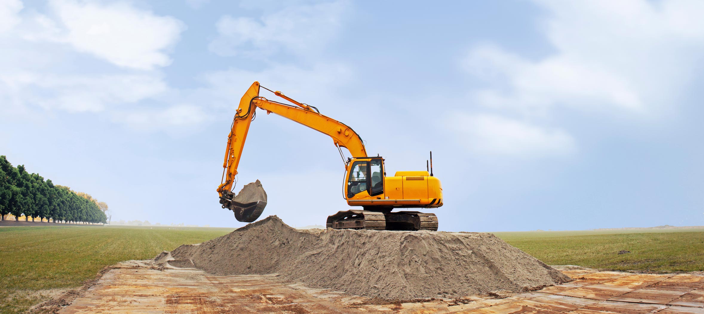 Baumaschineneinsatz