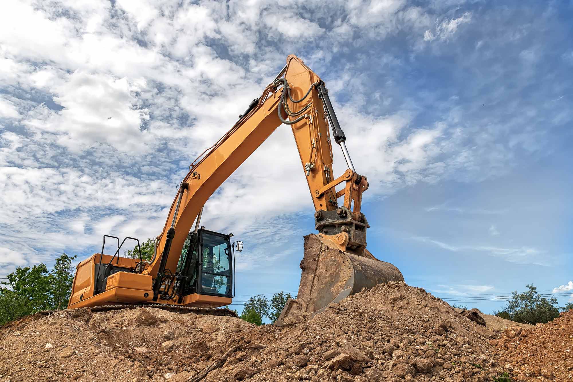 Baumaschineneinsatz