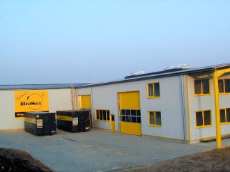 BioSal-Anlage am Standort Geithain (Produktionshalle 2)