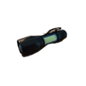 Wiederaufladbare USB-Taschenlampe mit COB-Arbeitslicht