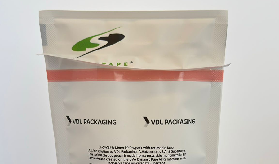Recyclebare wiederverschließbare Doypack aus Mono-PP