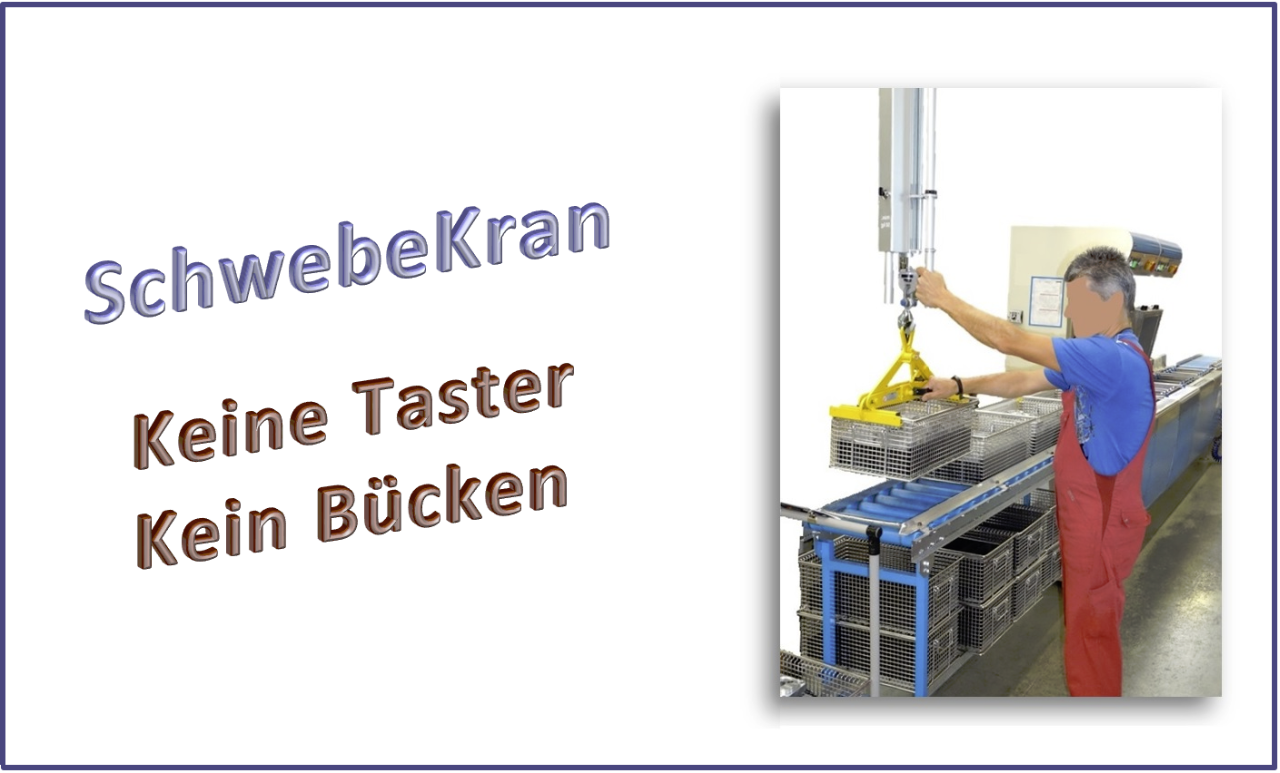 SchwebeKran-Balancer am Schwenkkran