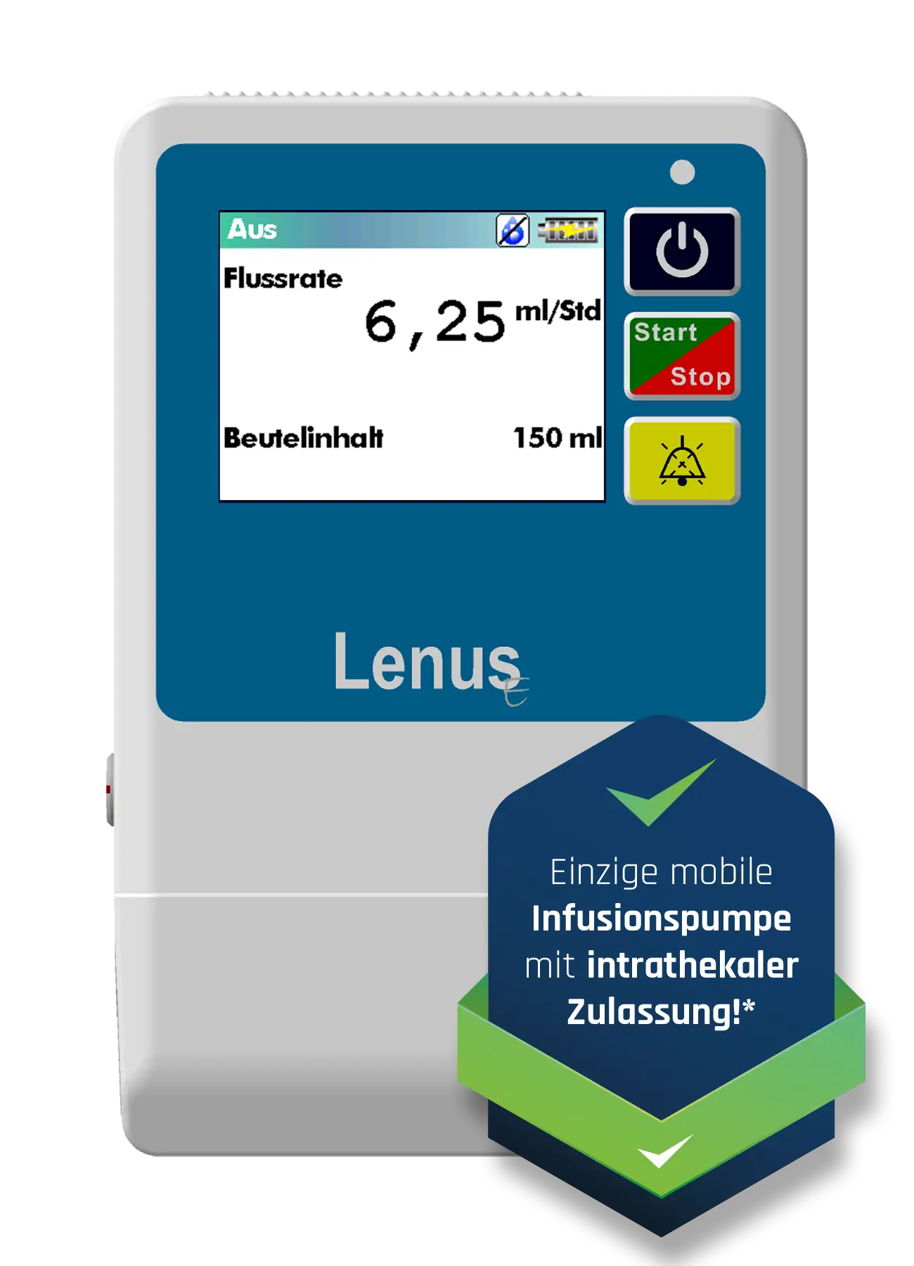Mobile Infusionspumpe Lenus