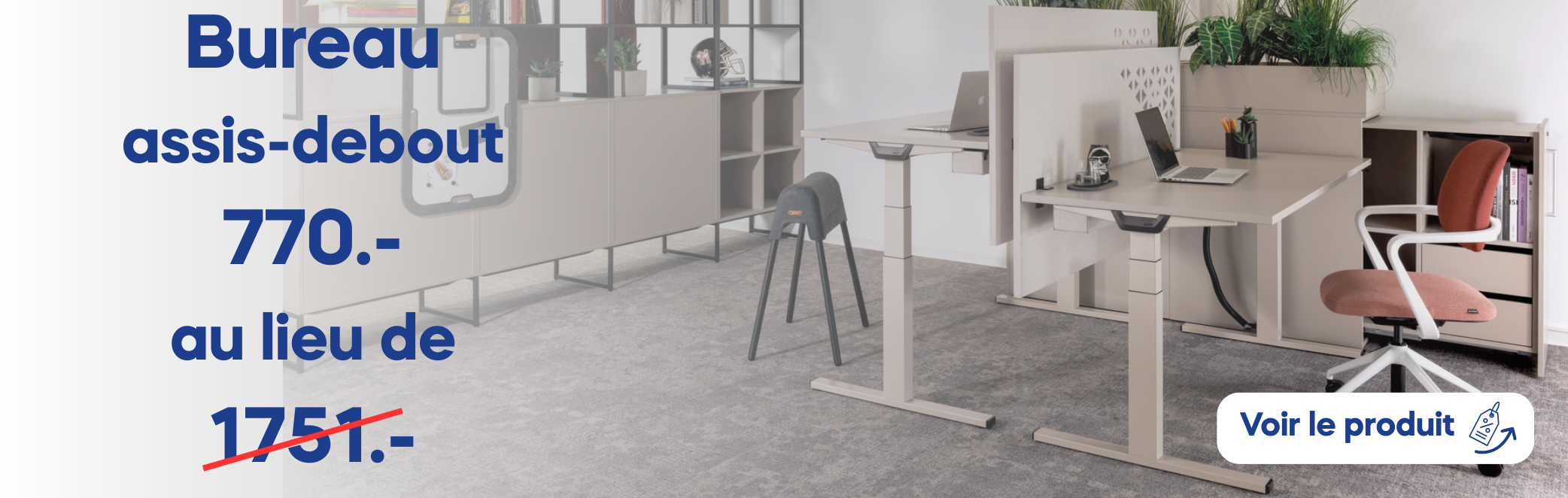 Steh-Sitz-Bürotisch