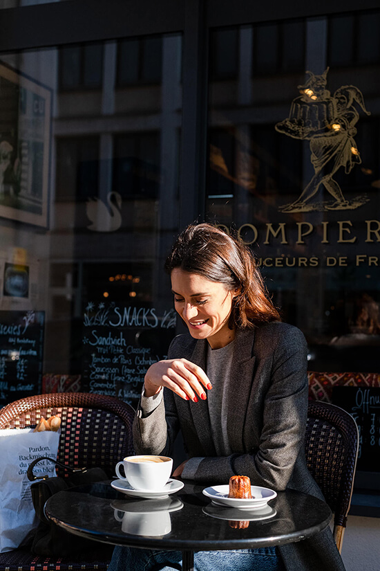 Café in der Boulangerie