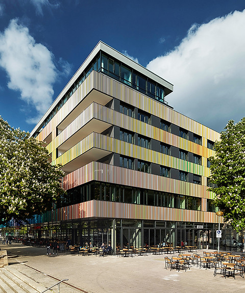 Fassadenverkleidung MARRA-Haus Heilbronn