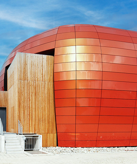 Stadthalle Engen – Alufassade aus Alucobond